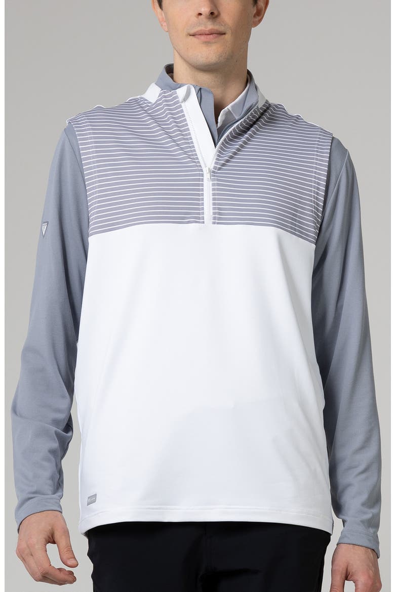 Switch Knit Vest, Main, color, WHITE / PEBBLE
