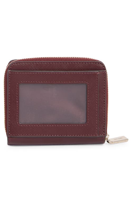 Kate Spade New York Staci Saffiano Leather Wallet In Burgundy