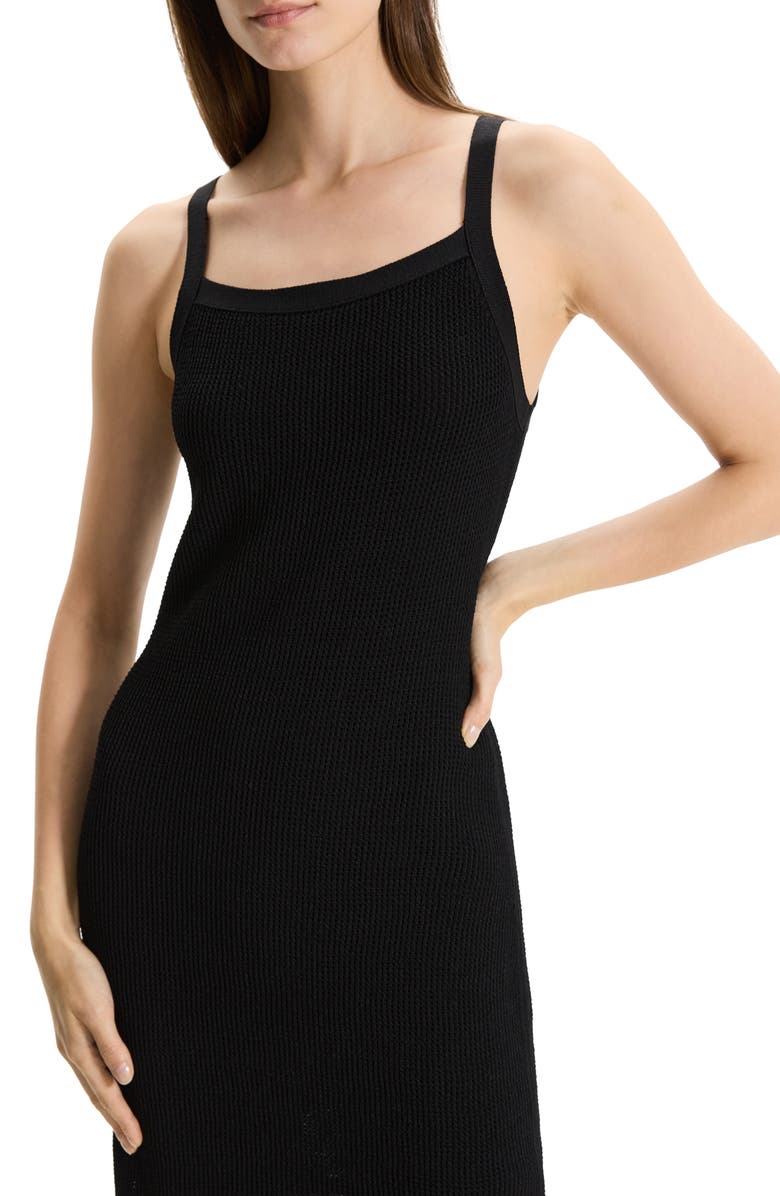 Theory Square Neck Midi Sweater Dress, Alternate, color,