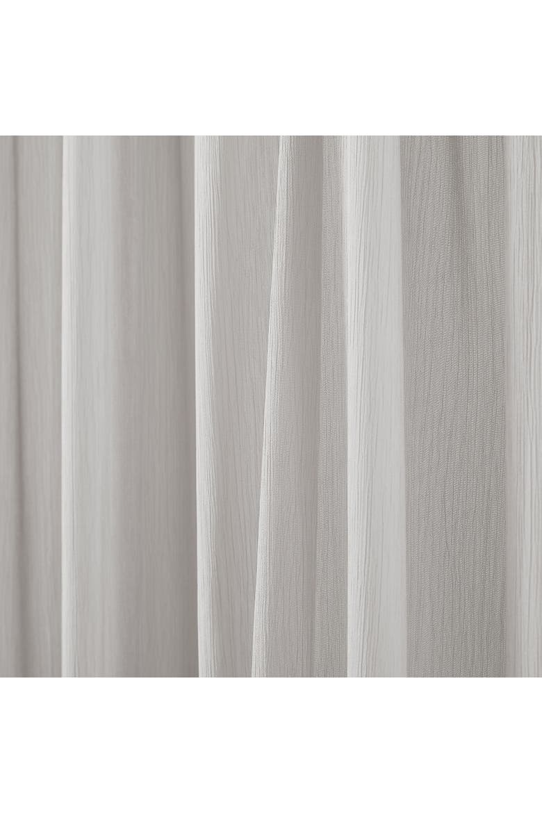 Georgette Sheer Window Panel, Alternate, color, Gray