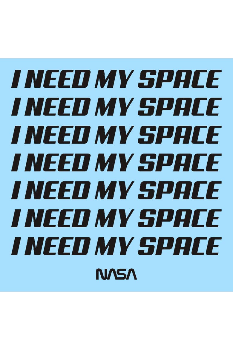 Men's NASA I Need My Space Logo  Graphic T-Shirt, Alternate, color, Light Blue
