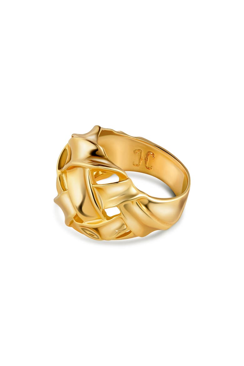 Woven Ring, Alternate, color, 14K GOLD