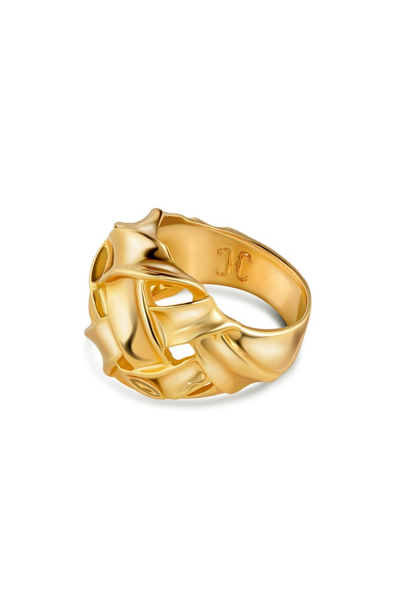 CHRISTINA CARUSO Woven Ring, Alternate, color, 14K Gold