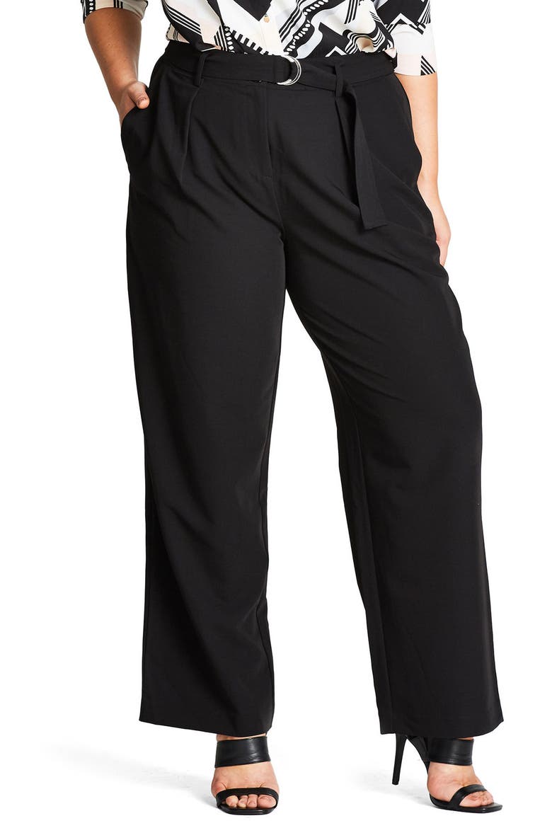 Karate Tie Pants, Main, color, BLACK