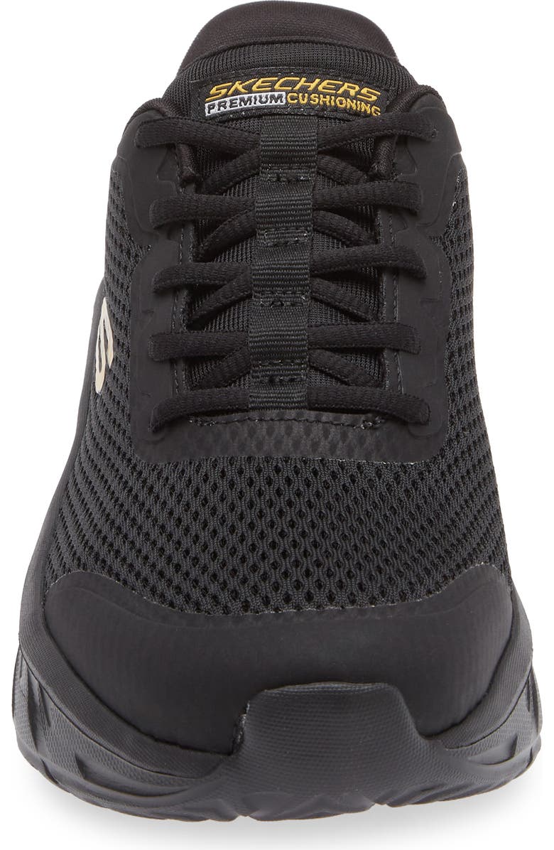 SKECHERS D'Lux Ultra Swift-Fit Sneaker, Alternate, color, Black