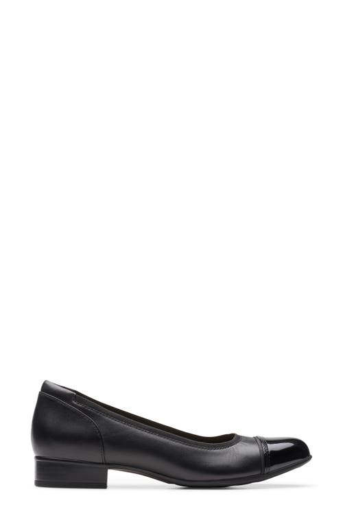 Clarksr Clarks(r) Krystine May Cap Toe Pump In Black