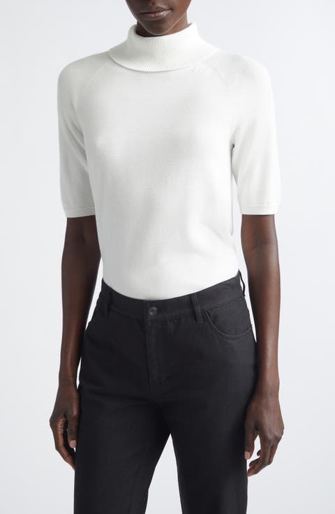 Raglan Sleeve Turtleneck Sweater