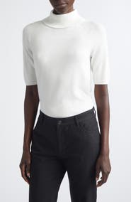 Lafayette 148 New York Raglan Sleeve Turtleneck Sweater