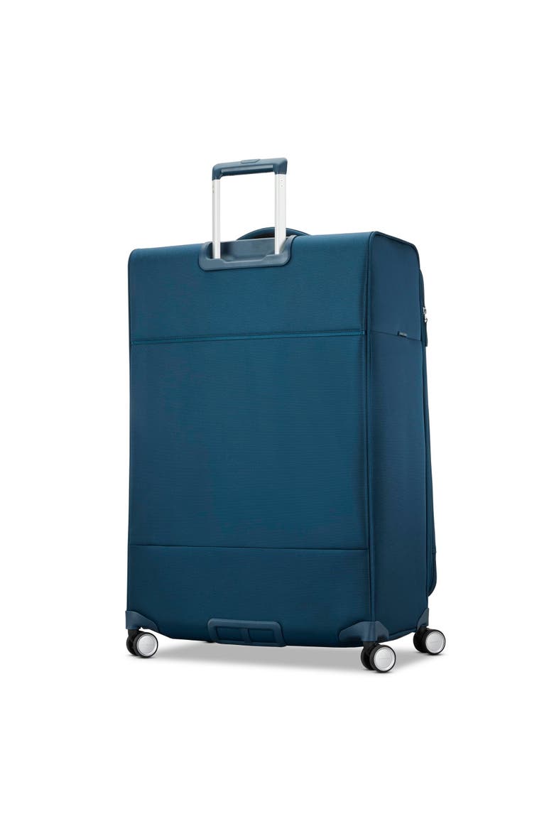 Portlift Softside 29" Large Checked Spinner Luggage, Alternate, color, Marine Blue