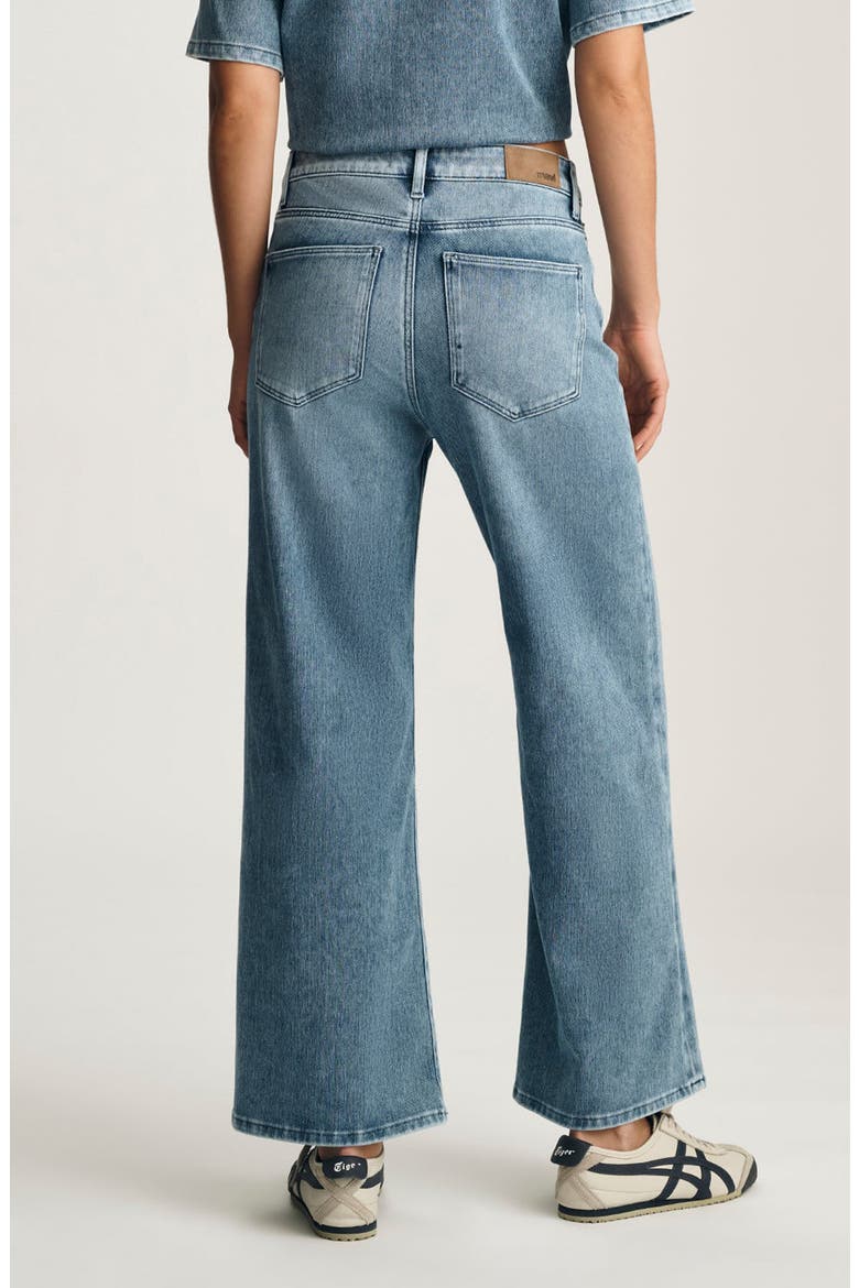 Paloma Wide Leg Ankle Jeans, Alternate, color, MID MOVE