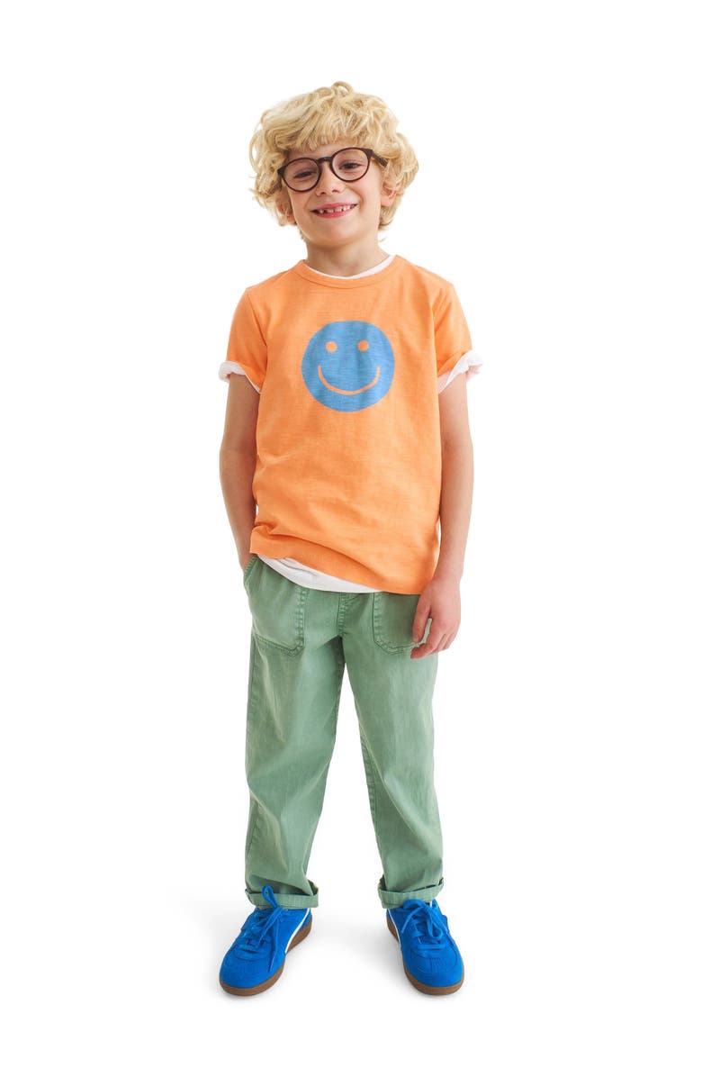Primary Kids Garment Dyed Stretch Chino Pocket Pant, Alternate, color, Garment Dye Cactus