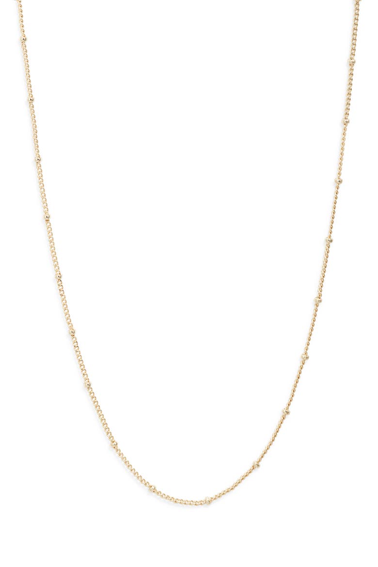 Baby Station Chain Necklace, Main, color, GOLD