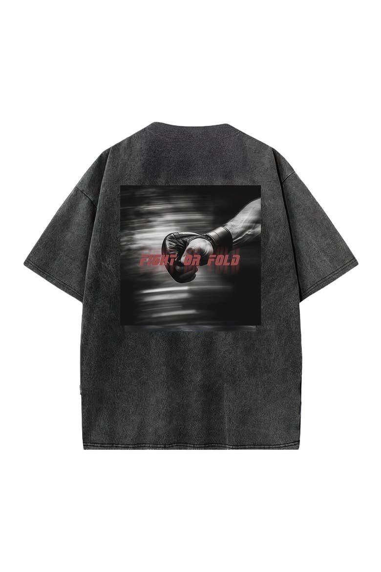 x UFC Acid Wash Tee, Alternate, color, Gray