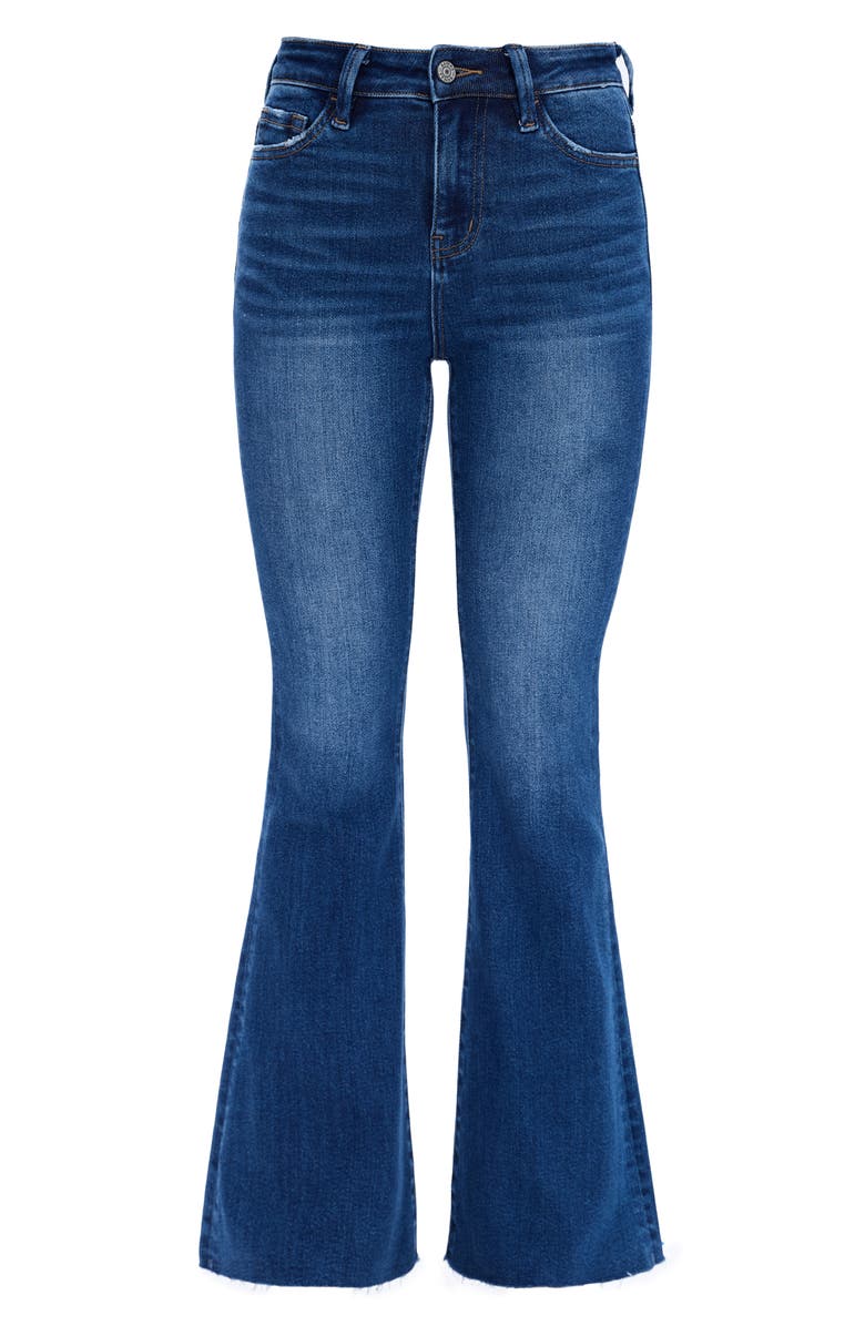 Bayeas High Waist Flare Jeans, Alternate, color, Midnight Thunder