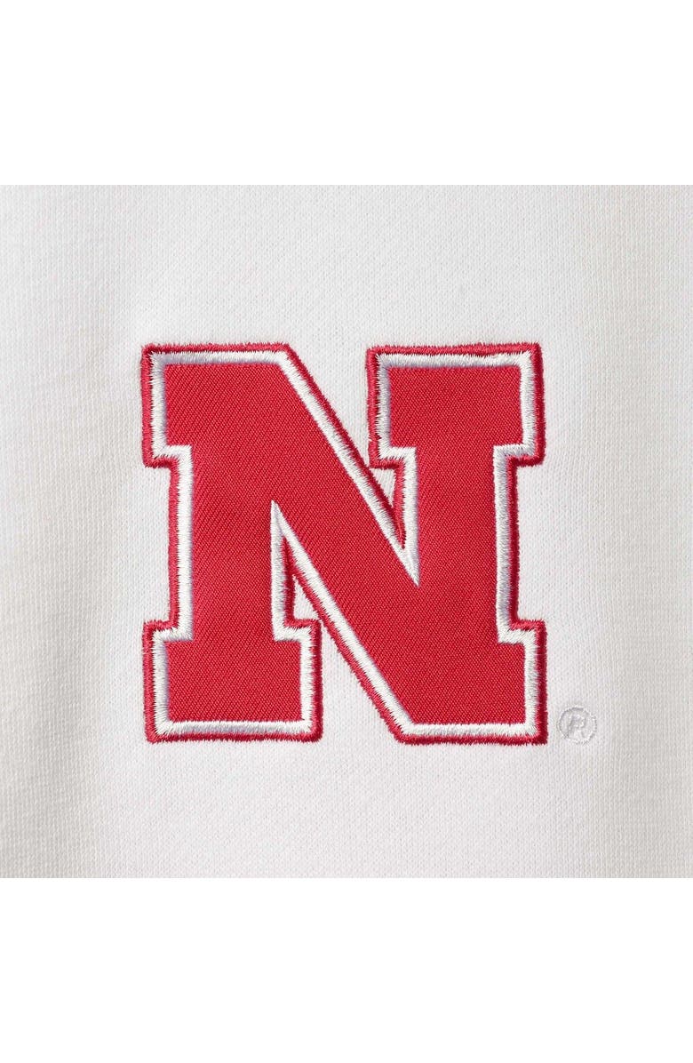 COLOSSEUM Men's Colosseum White Nebraska Huskers Tortugas Logo Quarter-Zip Jacket, Alternate, color, White