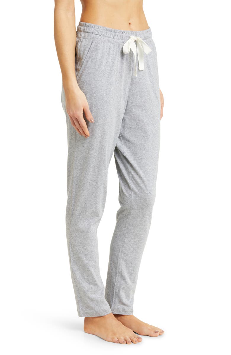Papinelle Jada Organic Cotton Knit Pajama Pants, Alternate, color, 
