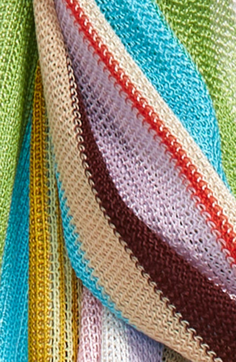 Missoni Stripe Knit Scarf, Alternate, color,