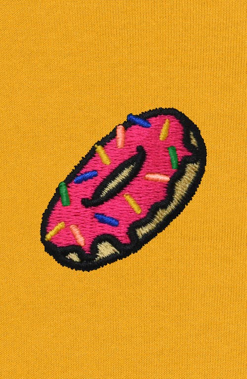 Dalix Donut Fleece Sweatshirt In Gold