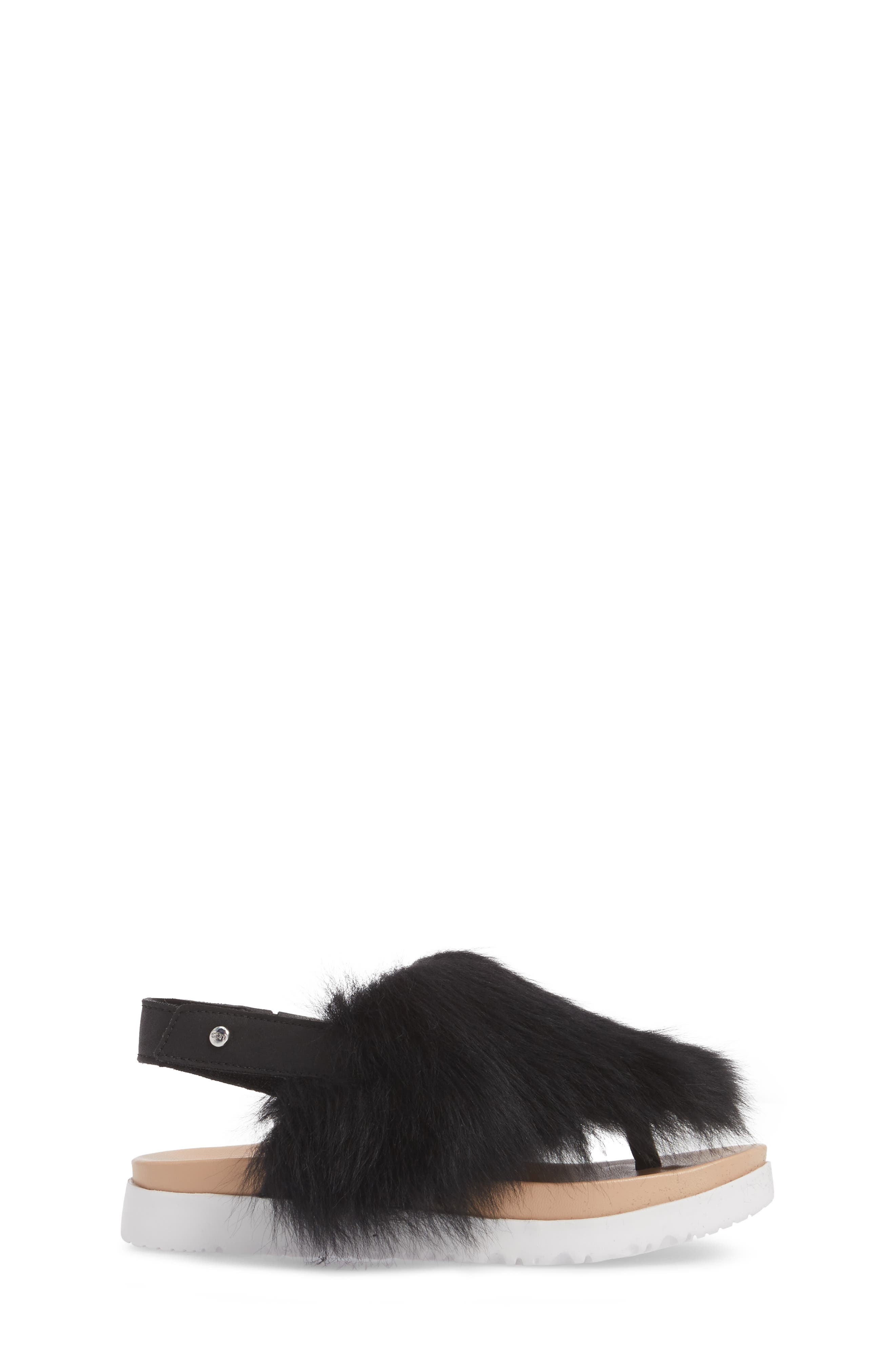 UGG<sup>®</sup> Holly Genuine Shearling Sandal, Alternate, color, 