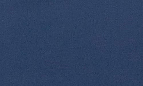 Endless Rose Mock Neck Long Sleeve Knit Minidress In Navy