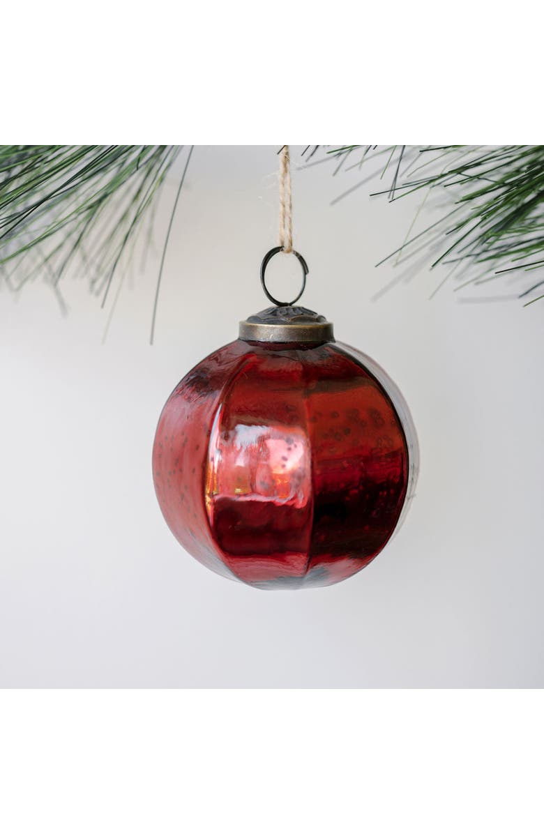 CG Hunter 3" Mercury Glass Bordeaux Assorted Style Ornament, Alternate, color, Bordeaux