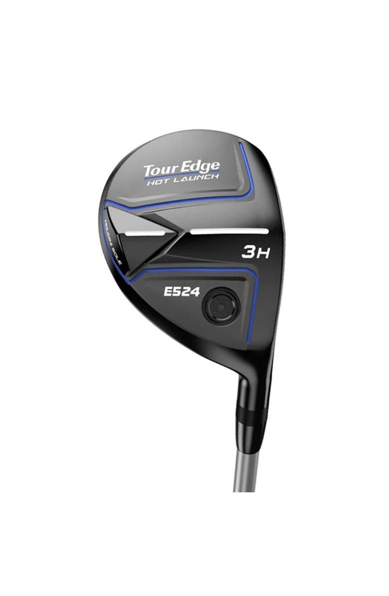Tour Edge Hot Launch E524 Mens Left Hand Hybrids - 4 / ASCENT PL 55 / Regular, Main, color, Black