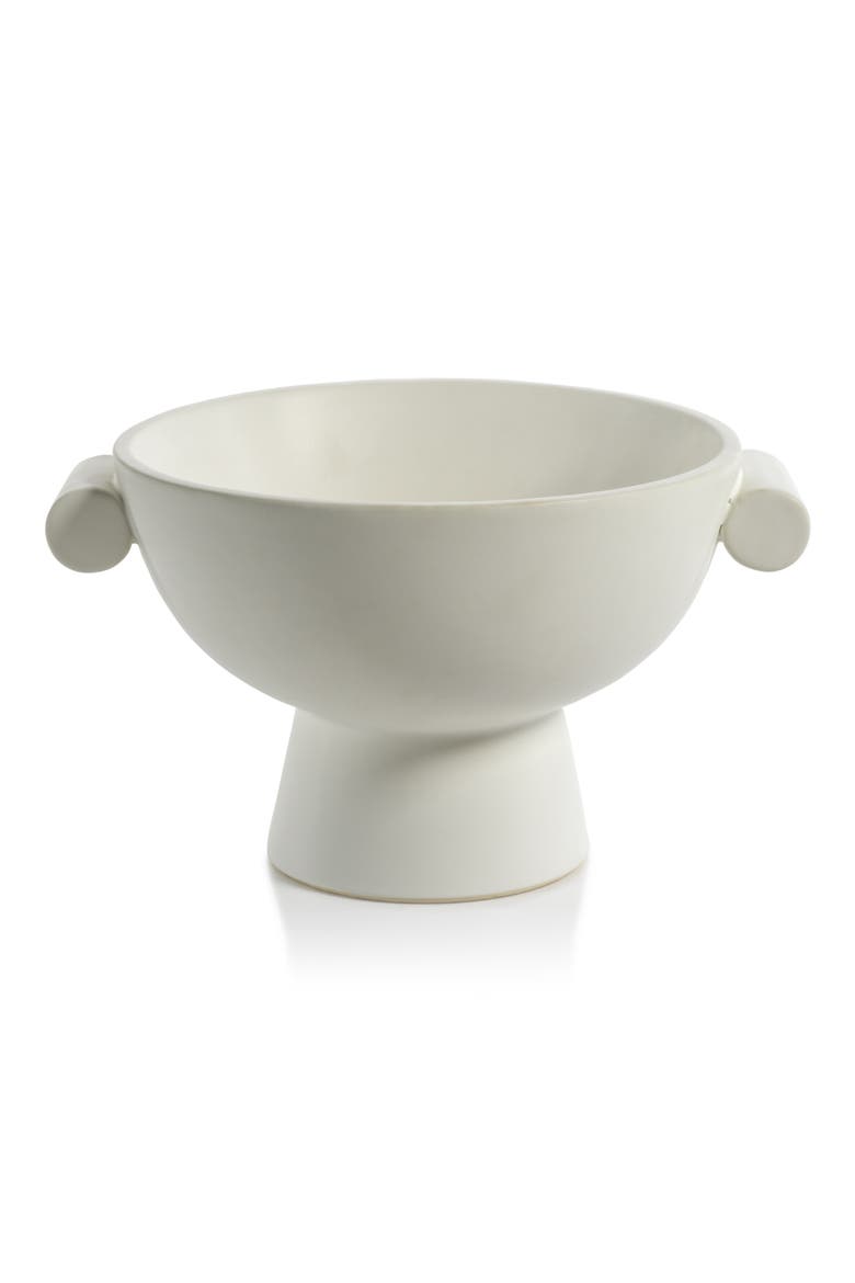 Braga Matte Ceramic Bowl, Main, color, WHITE