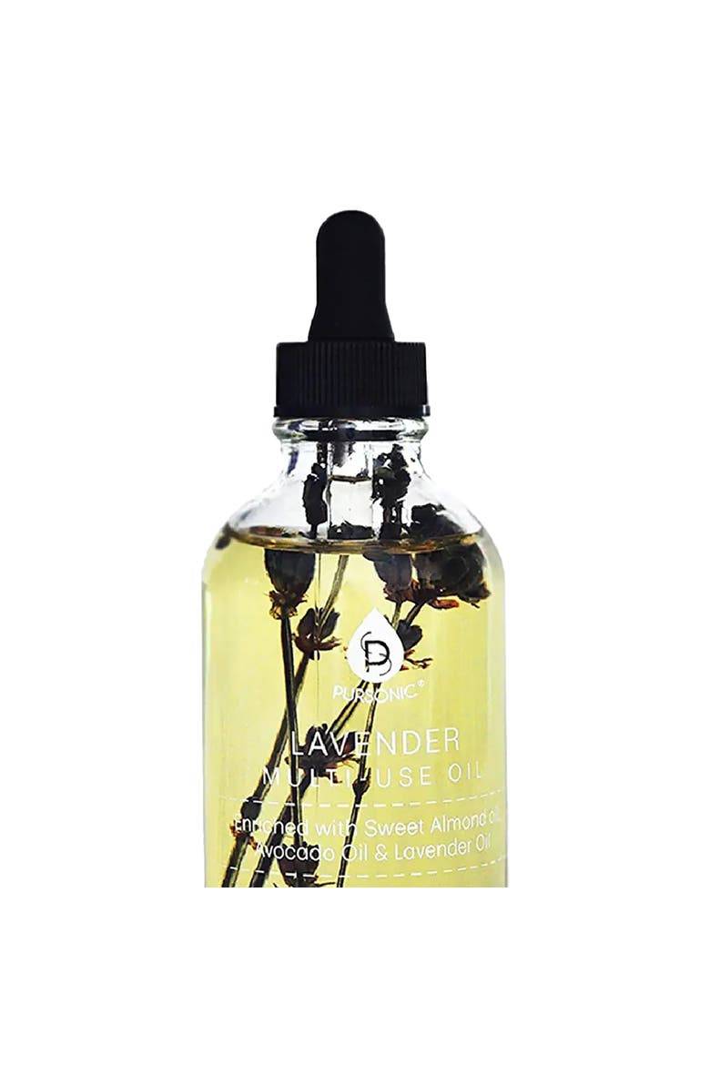 Lavendar Flower Multi Use Body Oils 4 Oz, Alternate, color, Purple