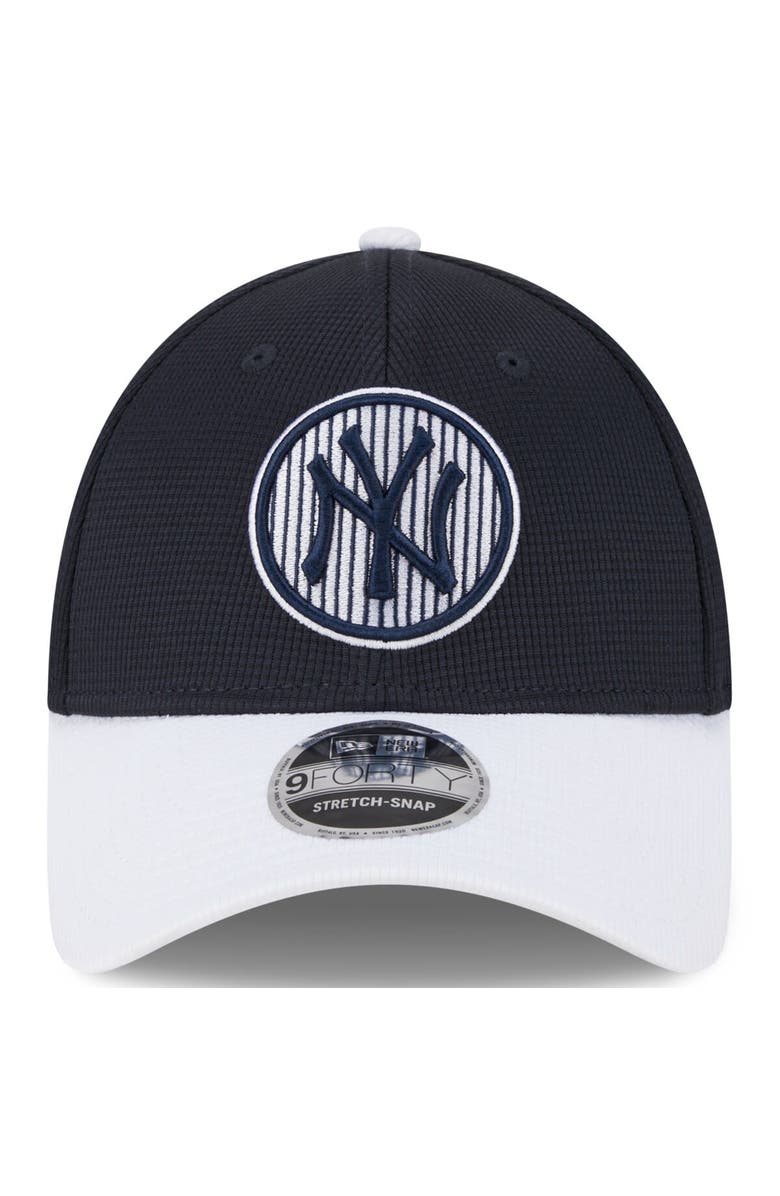 New Era Men's New Era Navy New York Yankees 2024 Batting Practice 9FORTY Adjustable Hat, Alternate, color,