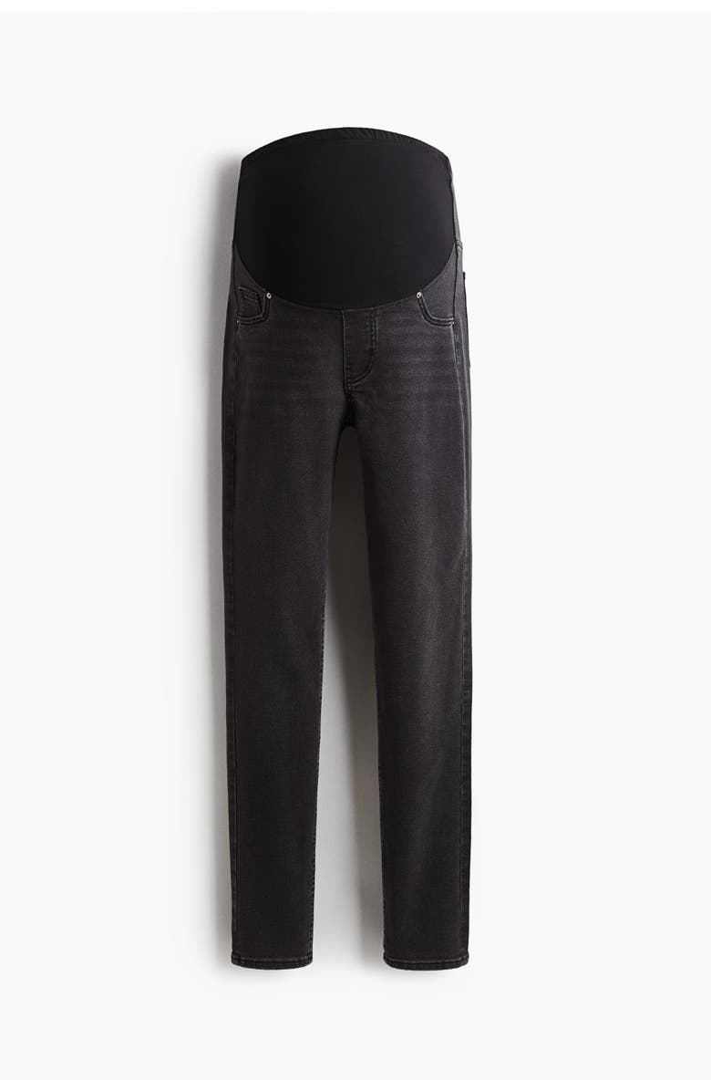 H&M Mama skinny jeans, Alternate, color, Black/Washed