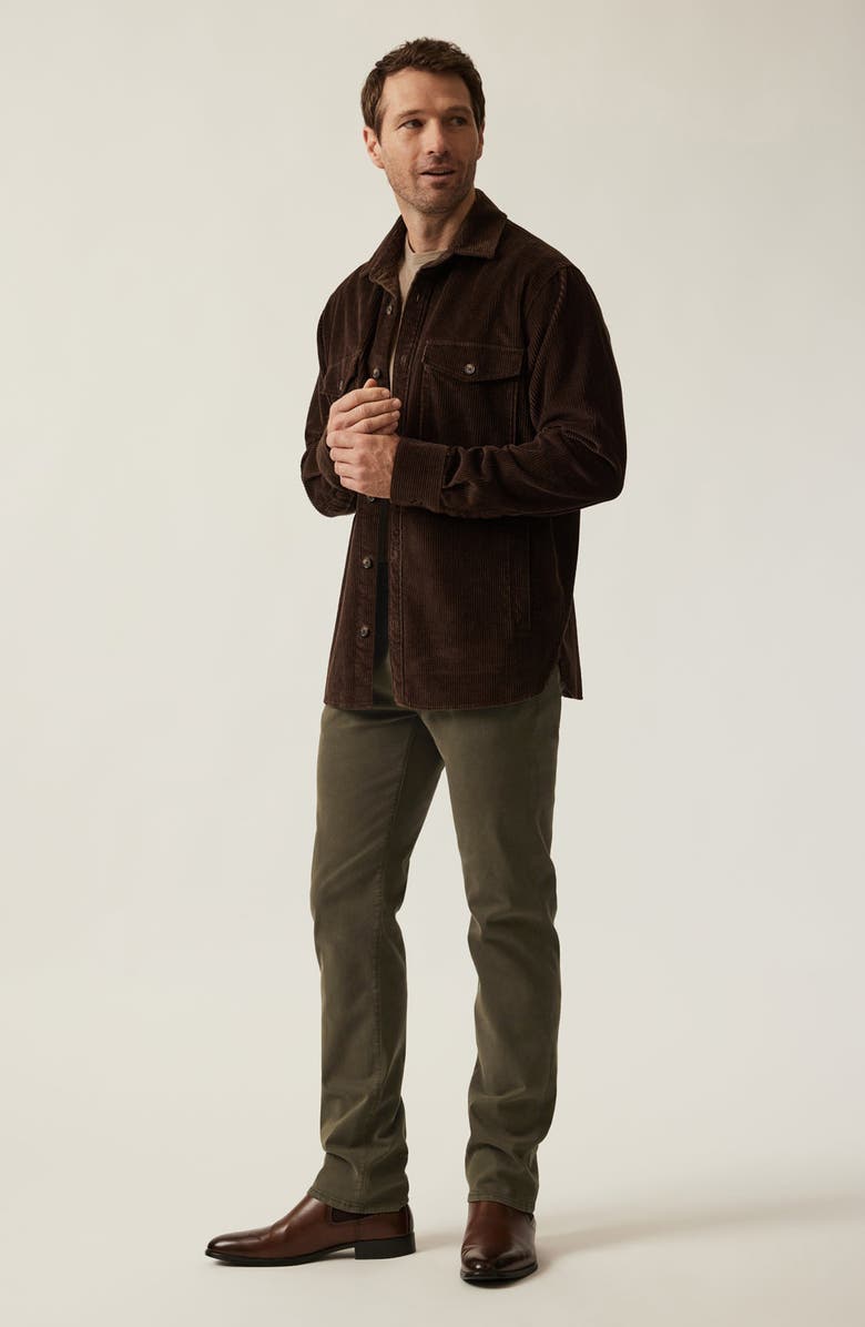 34 Heritage Corduroy Overshirt, Alternate, color, Chocolate Brown