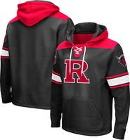 COLOSSEUM Men's Colosseum Black Rutgers Scarlet Knights 2.0 Lace-Up Pullover Hoodie