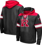 COLOSSEUM Men's Colosseum Black Rutgers Scarlet Knights 2.0 Lace-Up Pullover Hoodie