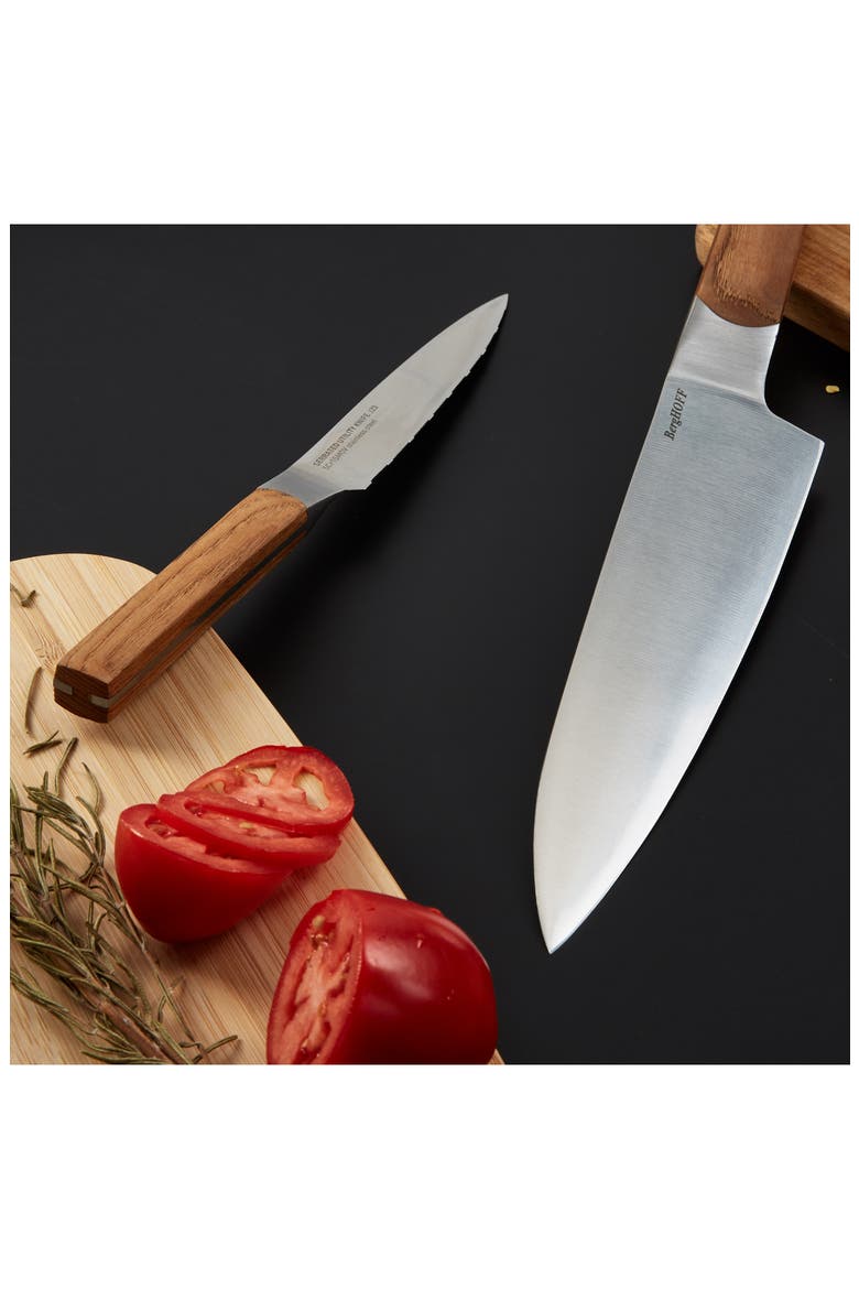 Dina 3-Piece Knife Set, Alternate, color, BROWN