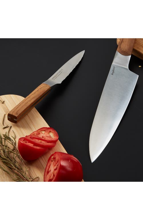 Berghoff Dina Ion 3-piece Stainless Steel Knife Set In Brown