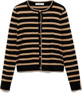 MANGO Contrast Trim Cardigan
