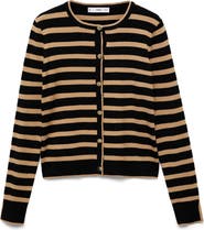 MANGO Contrast Trim Cardigan