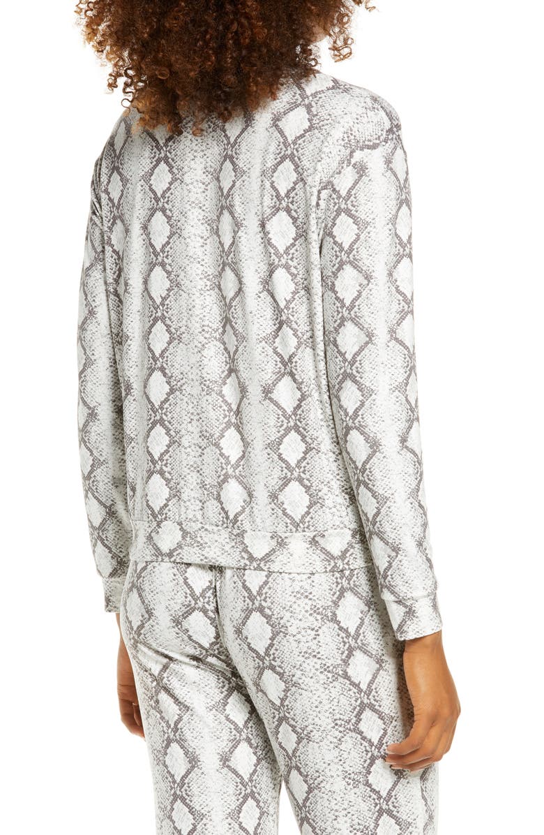 Socialite Python Print Pullover, Alternate, color,