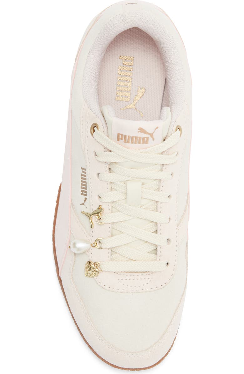 PUMA Bella Donna Bling Ring Sneaker, Alternate, color, Alpine Snow/ Jasmine Flower