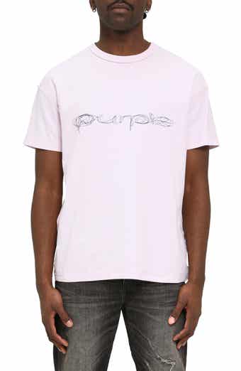 Inside Out Texture Cotton Jersey Graphic T-Shirt