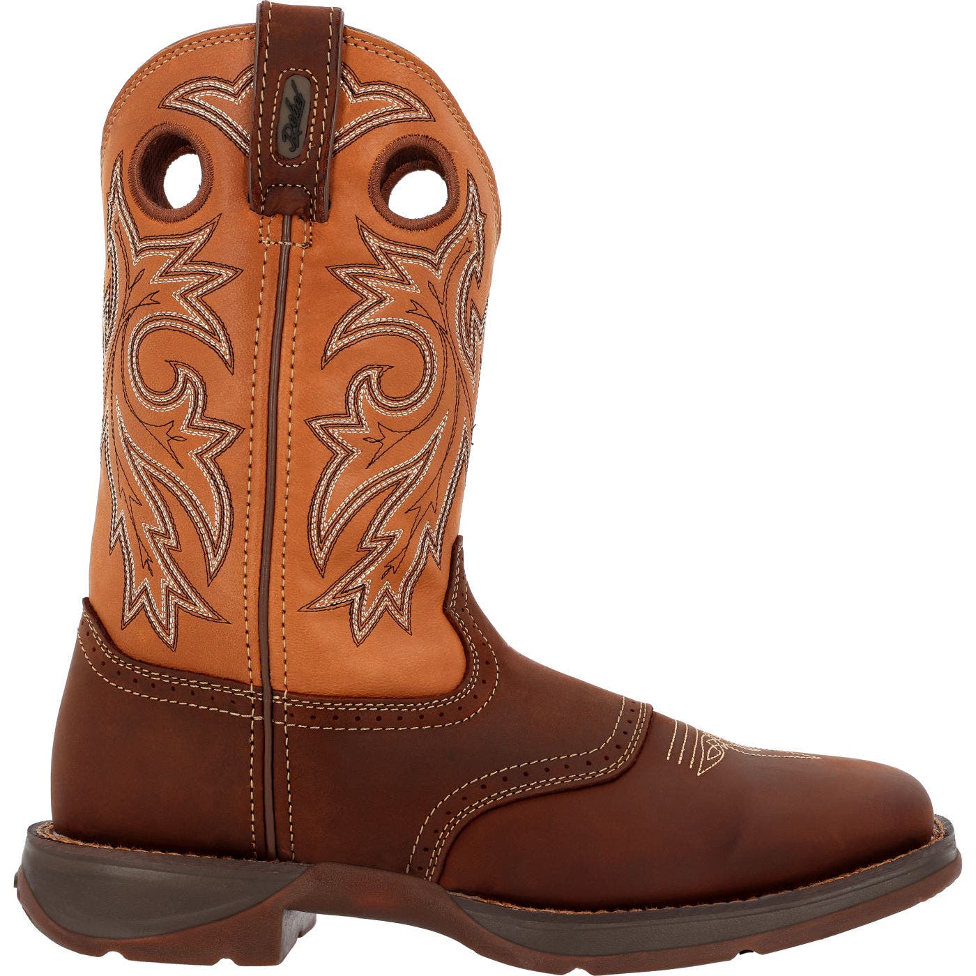 DURANGO Waterproof  Steel Toe Western Boot, Main, color, Brown And Tan