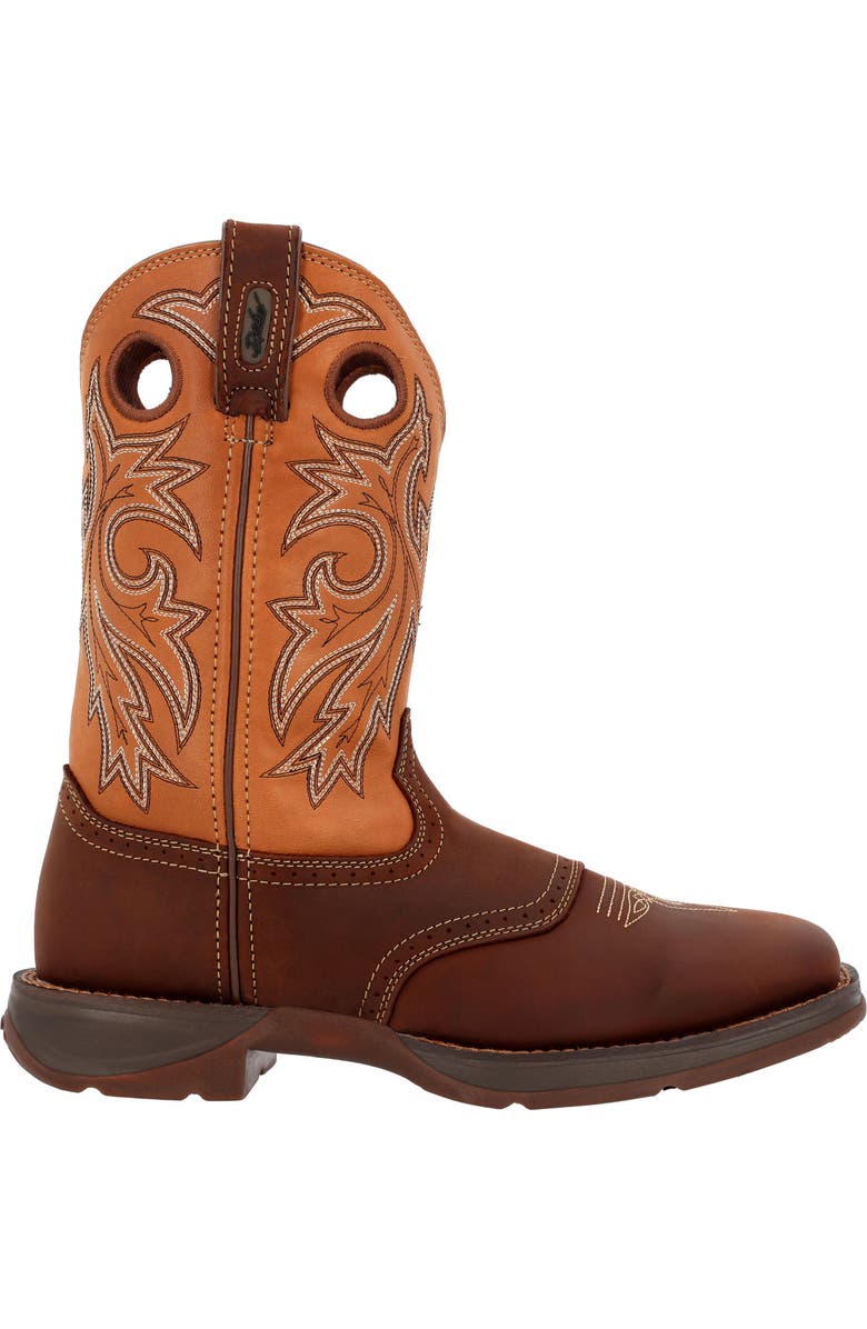 DURANGO Waterproof Steel Toe Western Boot, Main, color, Brown And Tan