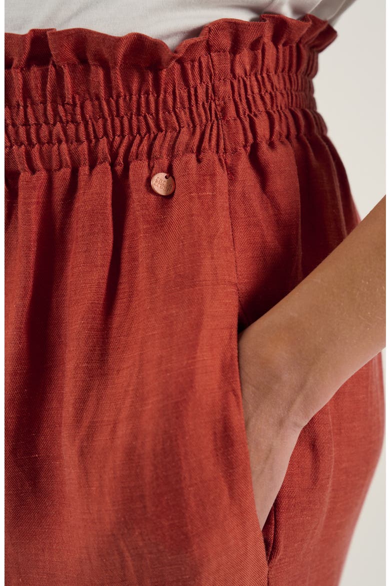 Maternity Twill Smock Pants Sahel, Alternate, color, Copper