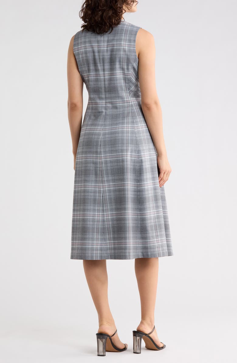 Elie Tahari The Paige Plaid Dress, Alternate, color, Paige Plaid