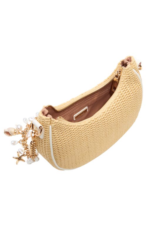 Aldo Beach Glow X Woven Shoulder Bag In Natural