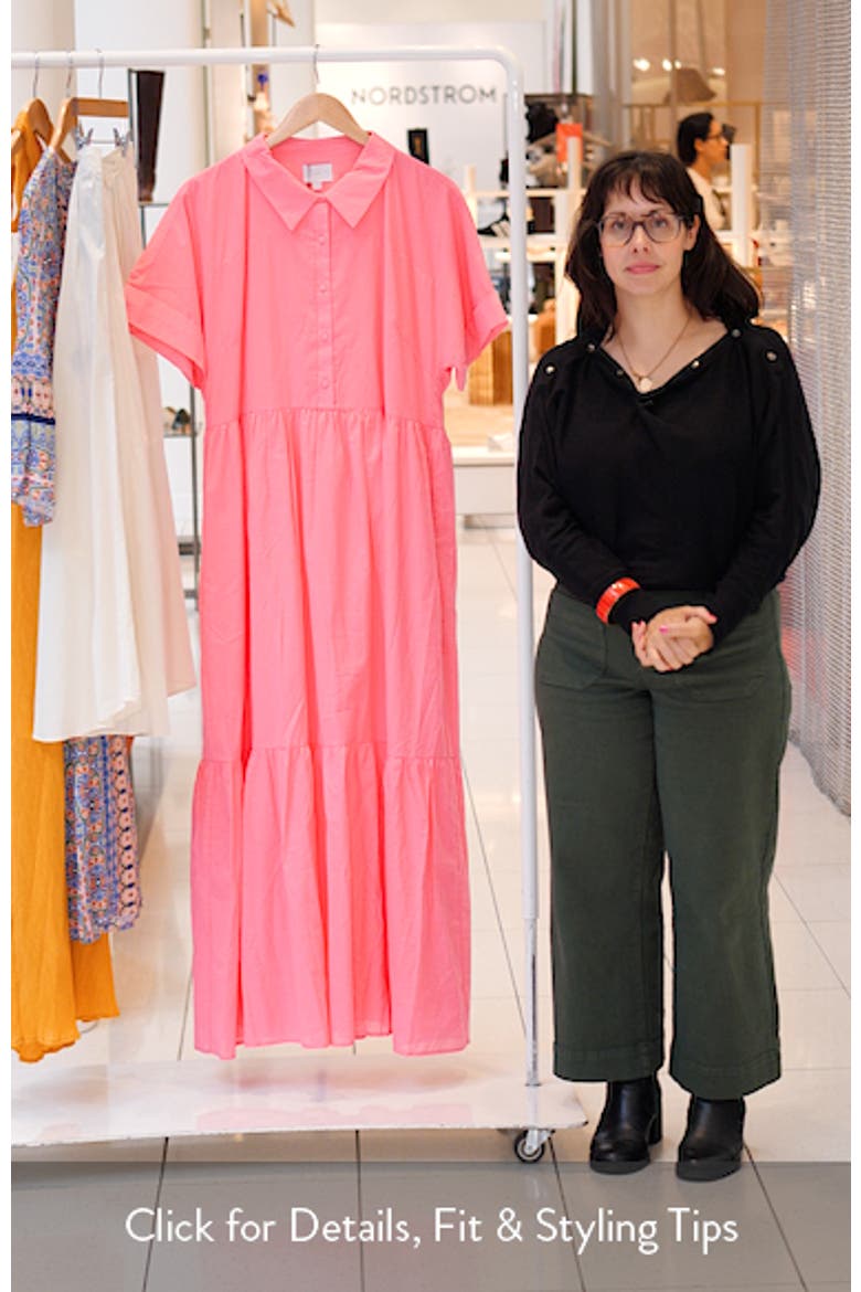Astera Tiered Maxi Shirtdress video