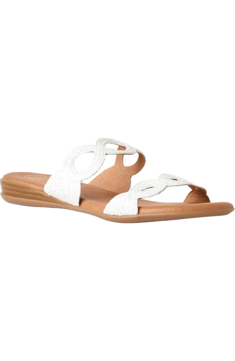 André Assous Nizzie Two-Strap Sandal, Main, color, White