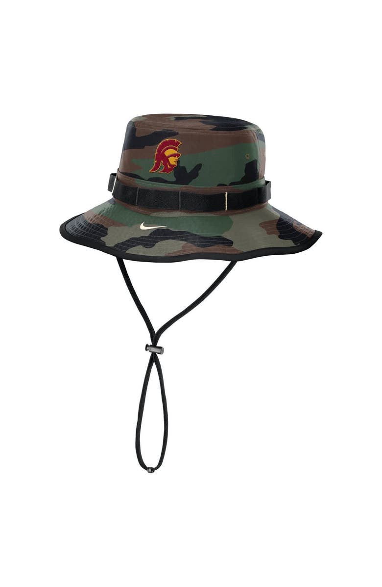 Nike Men's Nike Camo USC Trojans 2025 Military Appreciation Boonie Dri-FIT Bucket Hat, Main, color, Camo