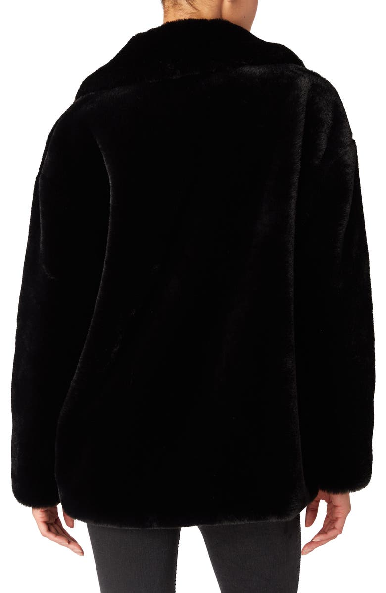 BLANKNYC Faux Fur Coat, Alternate, color, Fuzzy Paws