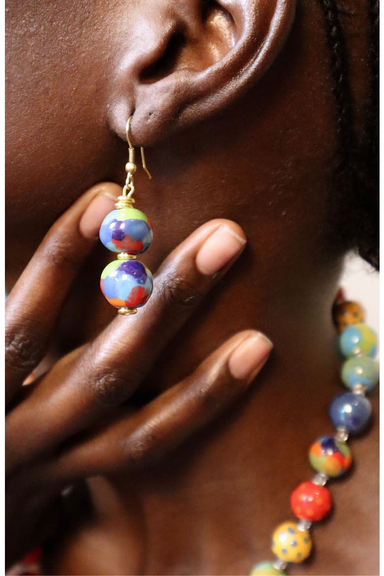 Tsavo Collection - Parrot Earrings, Alternate, color, Multi